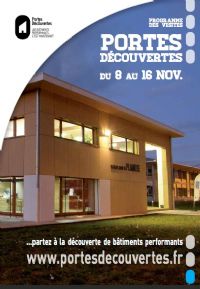 Les Portes DécOuvertes : portes ouvertes de bâtiments performants. Du 8 au 16 novembre 2014. Haute-Savoie. 
